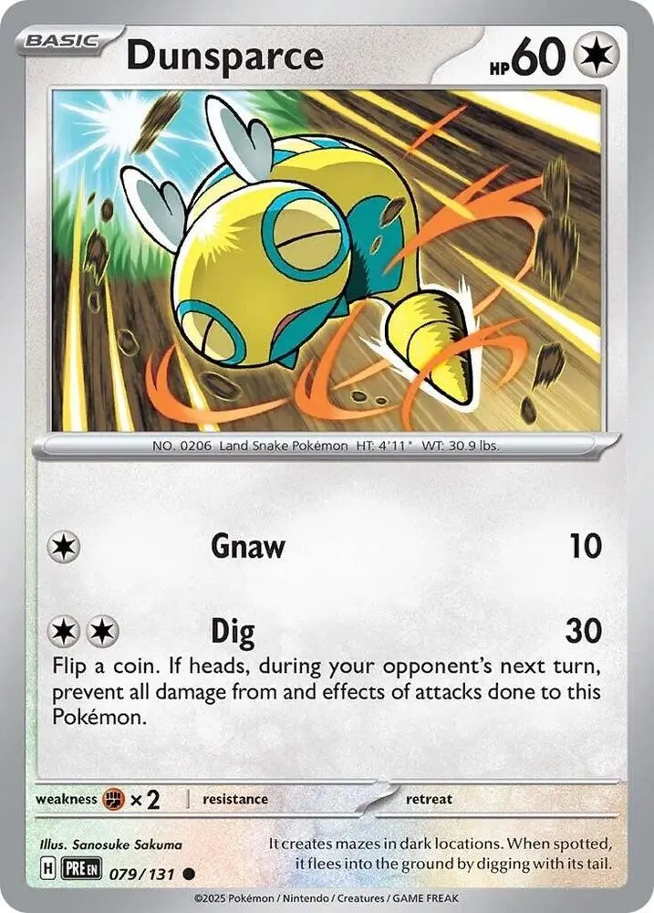 Dunsparce (079/131) [Scarlet & Violet: Prismatic Evolutions] 1