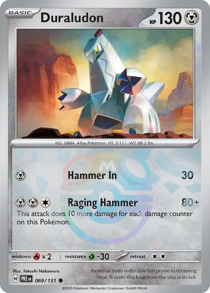 Duraludon (069/131) (Master Ball Pattern) [Scarlet & Violet: Prismatic Evolutions] 1