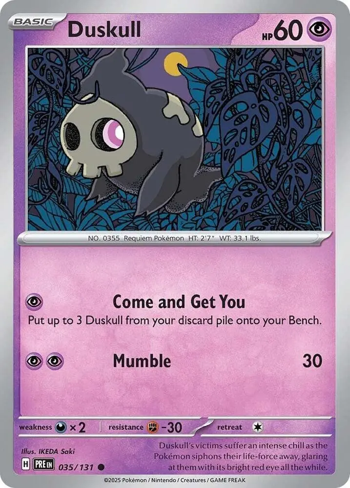 Duskull (035/131) [Scarlet & Violet: Prismatic Evolutions] 1