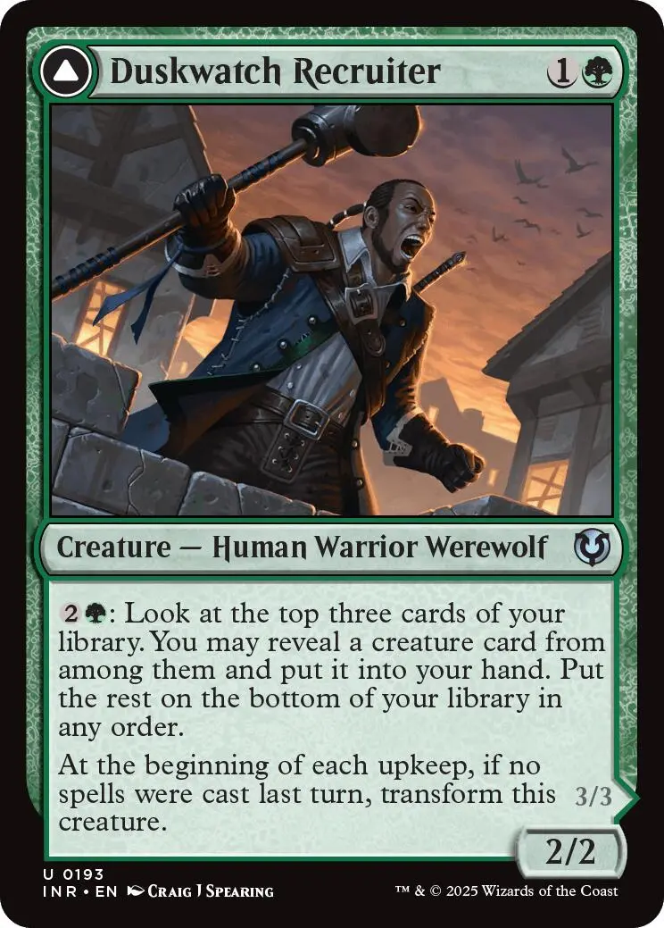 Duskwatch Recruiter // Krallenhorde Howler [Innistrad Remastered] 1