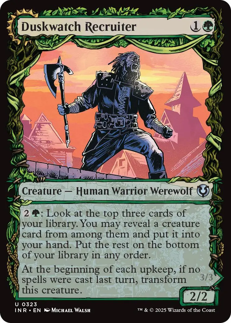 Duskwatch Recruiter // Krallenhorde Howler (Showcase) [Innistrad Remastered] 1