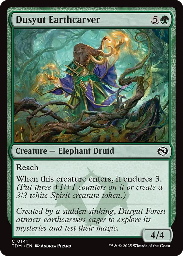 Dusyut Earthcarver [Tarkir: Dragonstorm] 1
