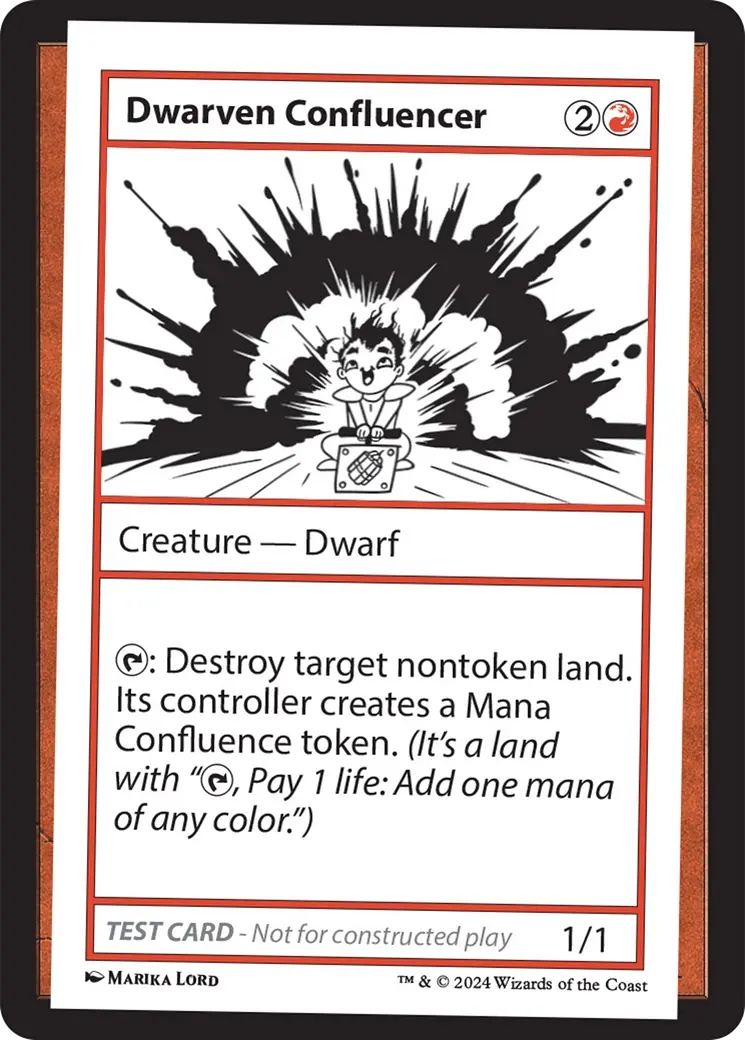 Dwarven Confluencer [Mystery Booster 2 Playtest Cards] 1