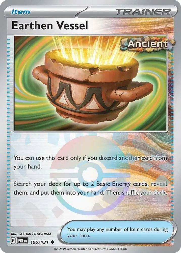 Earthen Vessel (106/131) (Poke Ball Pattern) [Scarlet & Violet: Prismatic Evolutions] 1