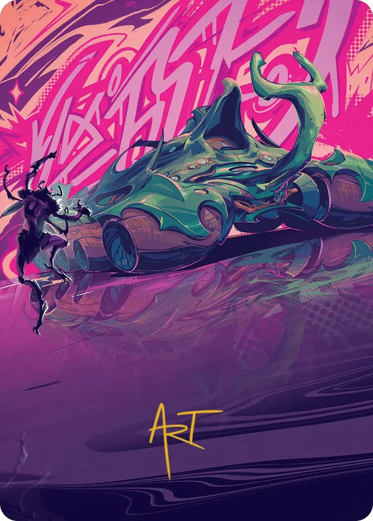 Earthrumbler Art Card (Gold-Stamped Signature) [Aetherdrift Art Series] 1