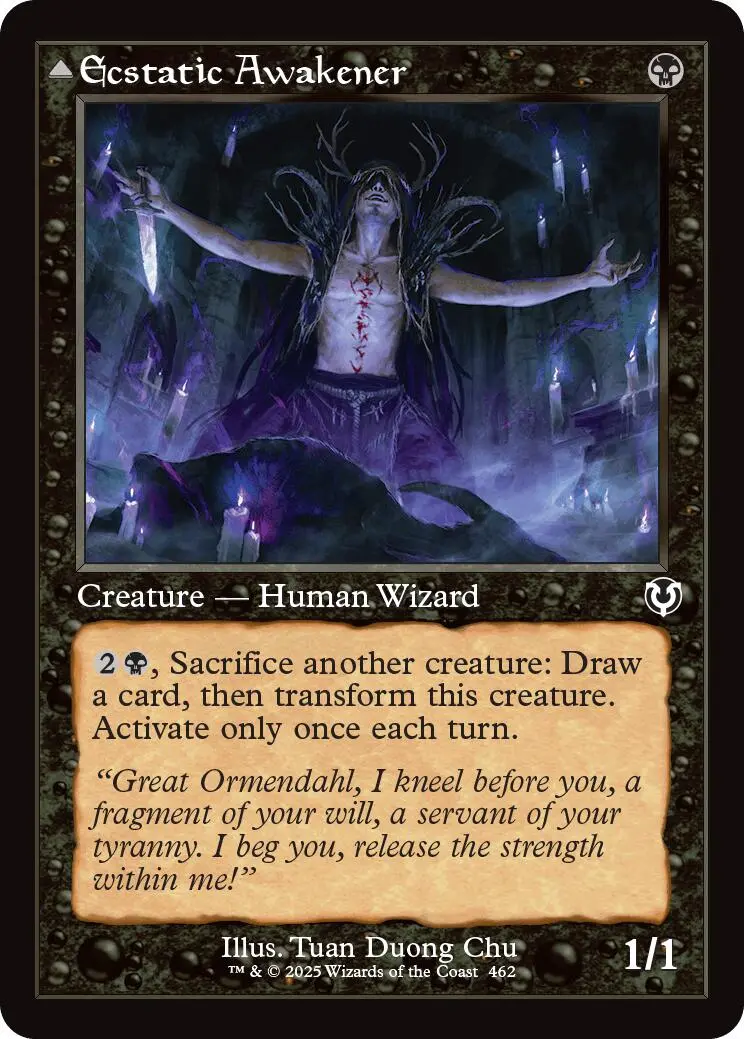 Ecstatic Awakener // Awoken Demon (Retro Frame) [Innistrad Remastered] 1
