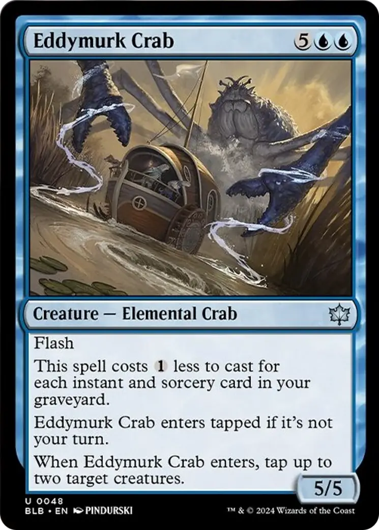 Eddymurk Crab [Bloomburrow] 1