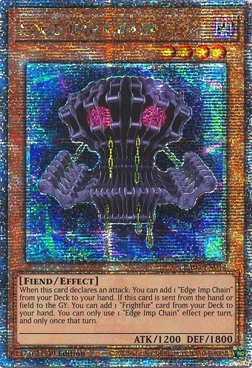 Edge Imp Chain [Ra04-En014] Quarter Century Secret Rare 1