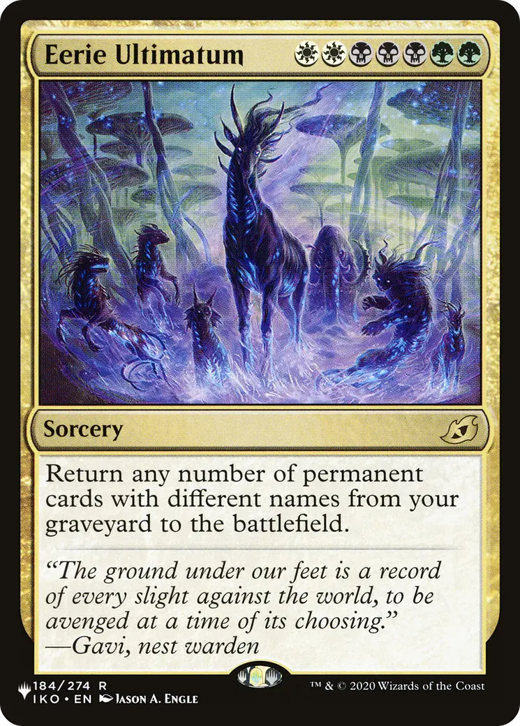 Eerie Ultimatum [The List] 1