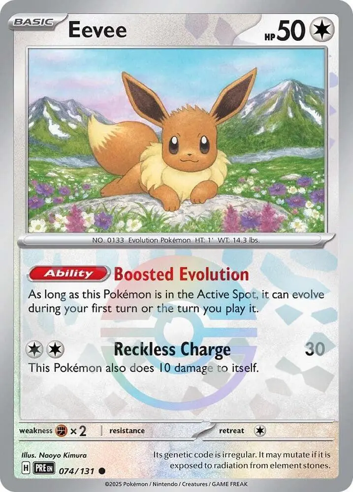Eevee (074/131) (Poke Ball Pattern) [Scarlet & Violet: Prismatic Evolutions] 1