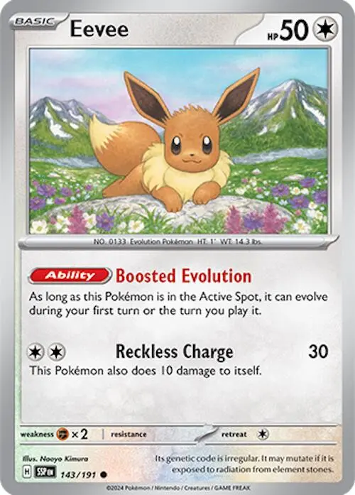 Eevee (143/191) [Scarlet & Violet: Surging Sparks] 1