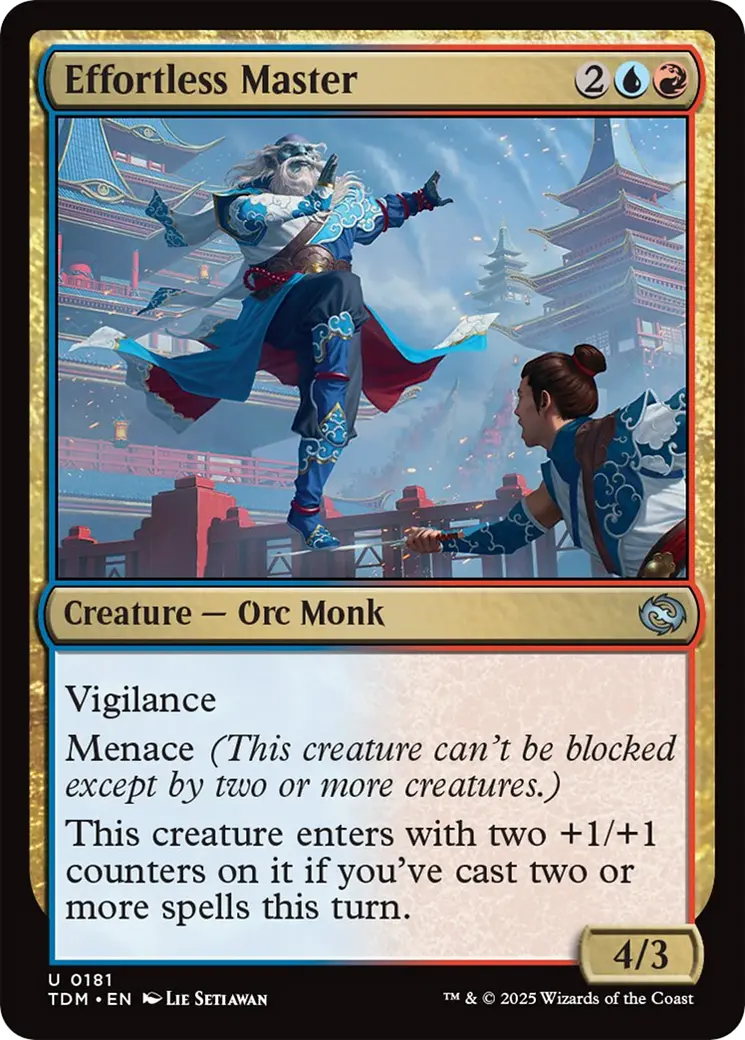 Effortless Master [Tarkir: Dragonstorm] 1
