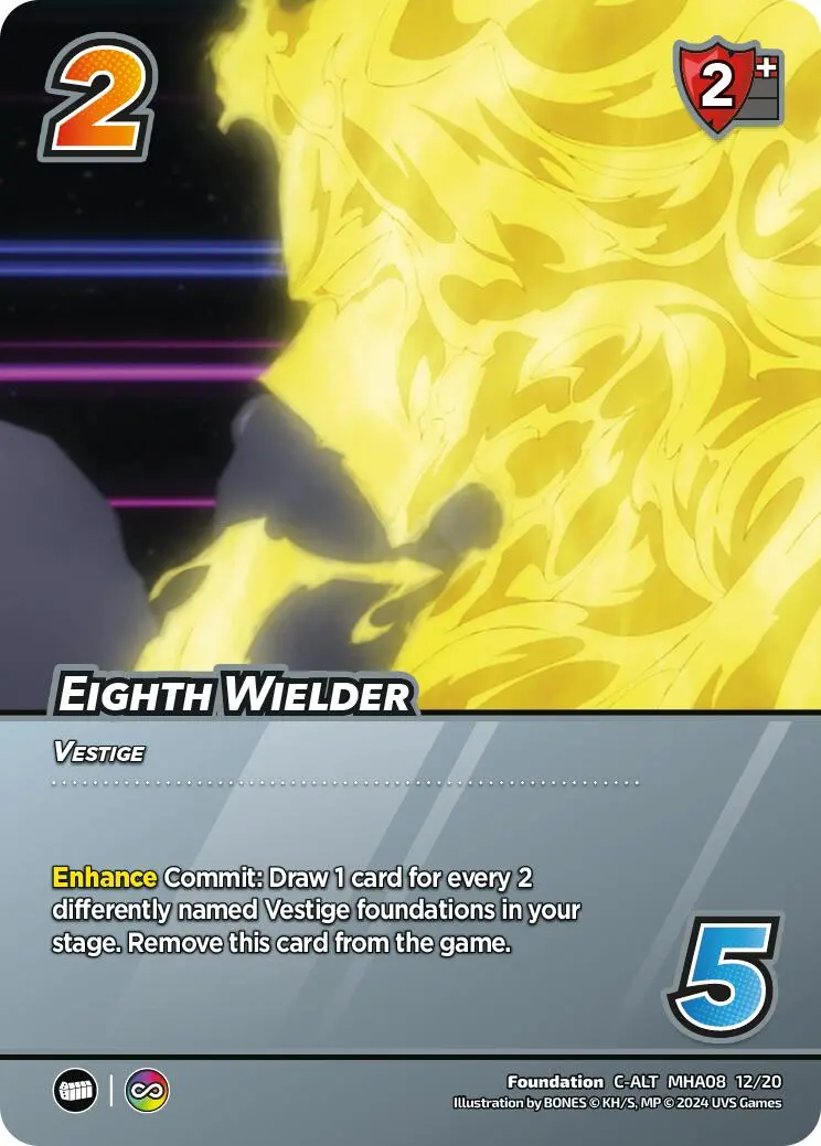 Eighth Wielder (Alternate Art) [Challenger Series: My Hero Academia - Dark Hero Arc] 1