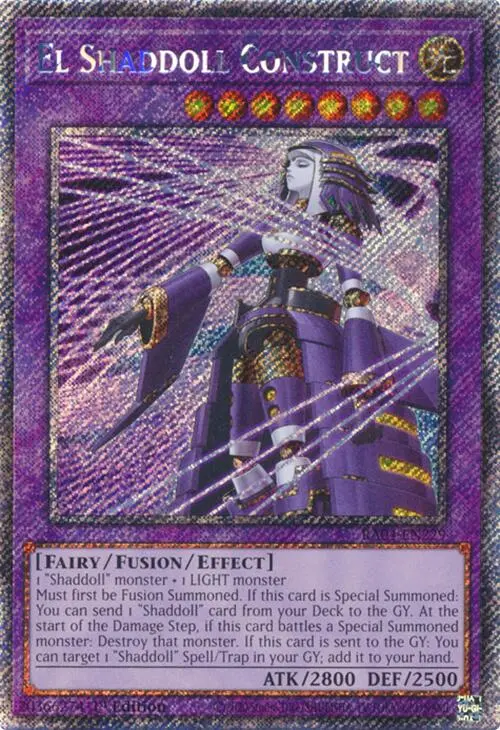 El Shaddoll Construct (Alternate Art) [Ra04-En229] Platinum Secret Rare 1