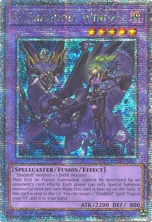 El Shaddoll Winda (Alternate Art) [Ra04-En052] Quarter Century Secret Rare 1