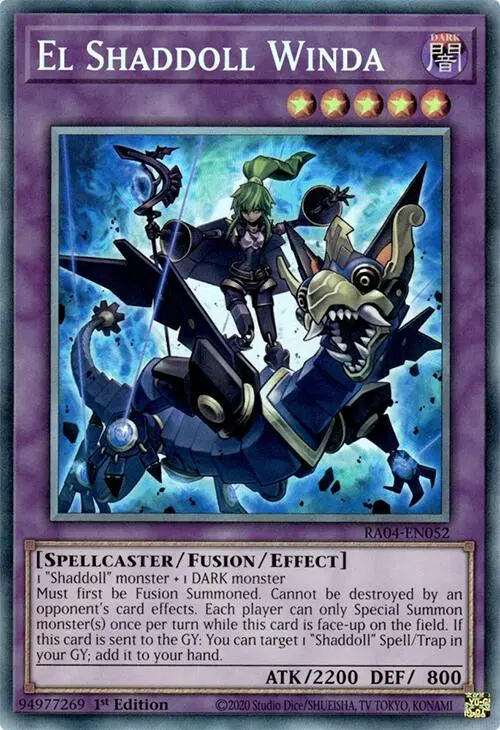 El Shaddoll Winda [Ra04-En052] Prismatic Collector's Rare 1