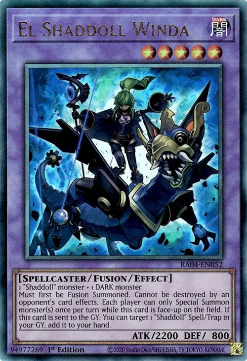 El Shaddoll Winda [Ra04-En052] Prismatic Ultimate Rare 1