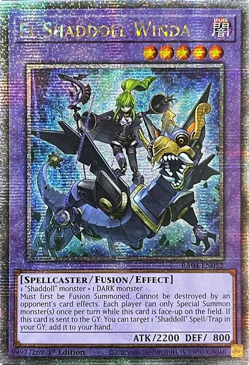 El Shaddoll Winda [Ra04-En052] Quarter Century Secret Rare 1