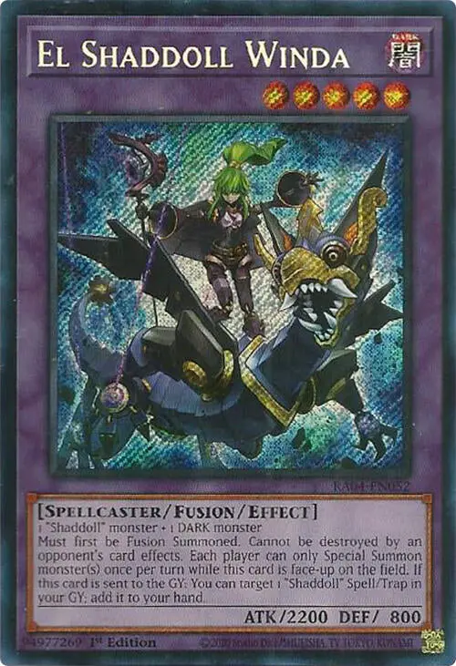 El Shaddoll Winda [Ra04-En052] Secret Rare 1