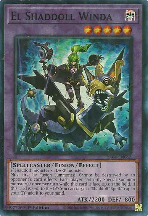 El Shaddoll Winda [Ra04-En052] Super Rare 1