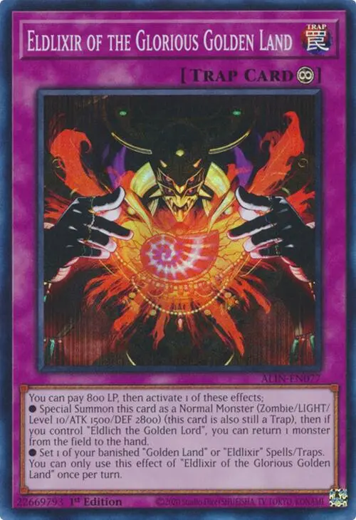 Eldlixir Of The Glorious Golden Land [Alin-En077] Super Rare 1