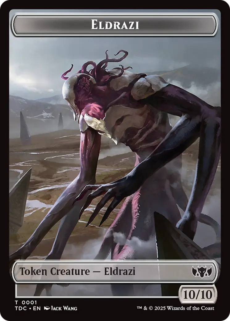 Eldrazi // Citizen Double-Sided Token [Tarkir: Dragonstorm Commander Tokens] 1