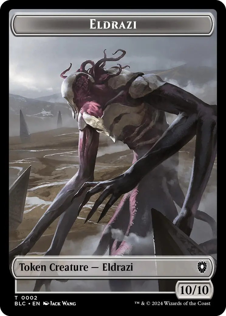 Eldrazi // Clue Double-Sided Token [Bloomburrow Commander Tokens] 1