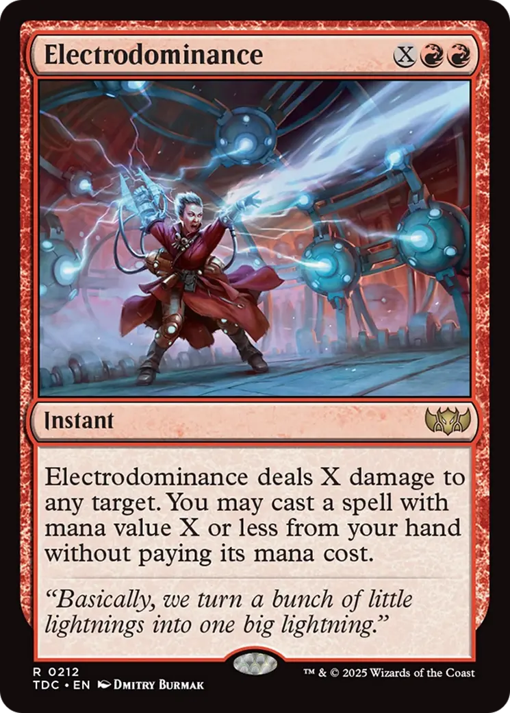 Electrodominance [Tarkir: Dragonstorm Commander] 1