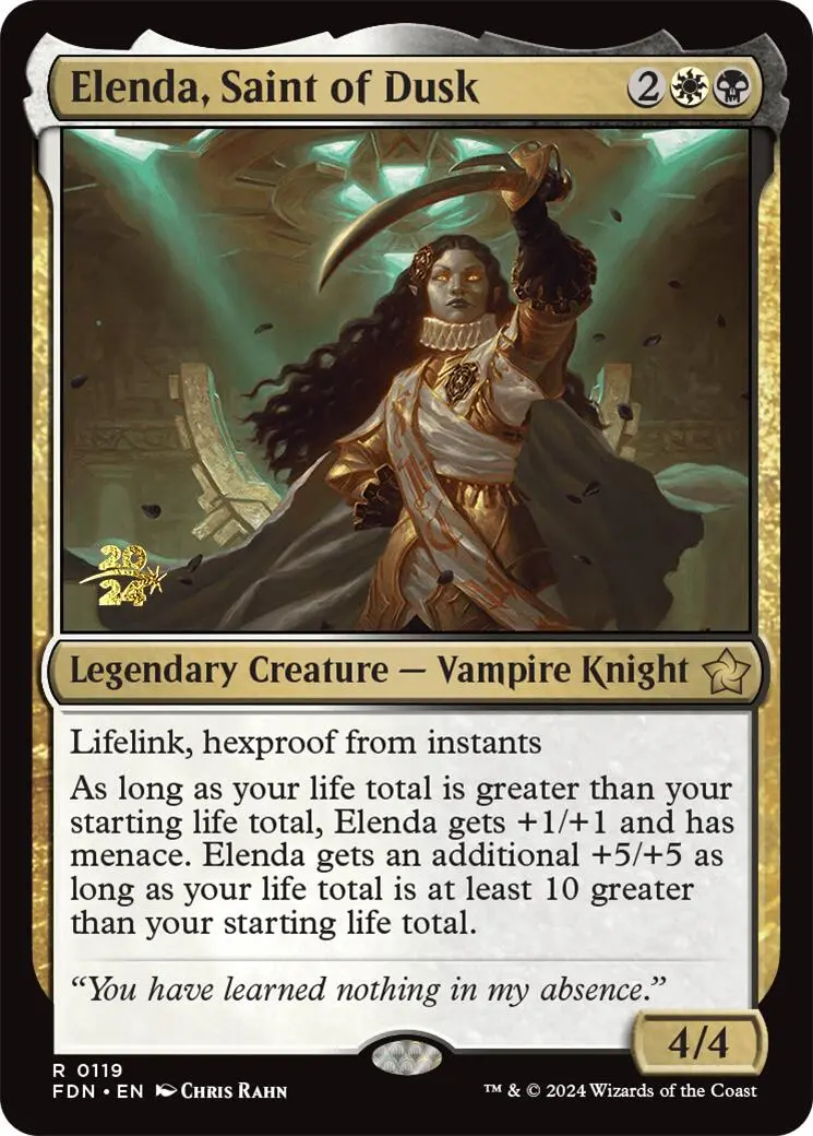 Elenda, Saint Of Dusk [Foundations Prerelease Promos] 1
