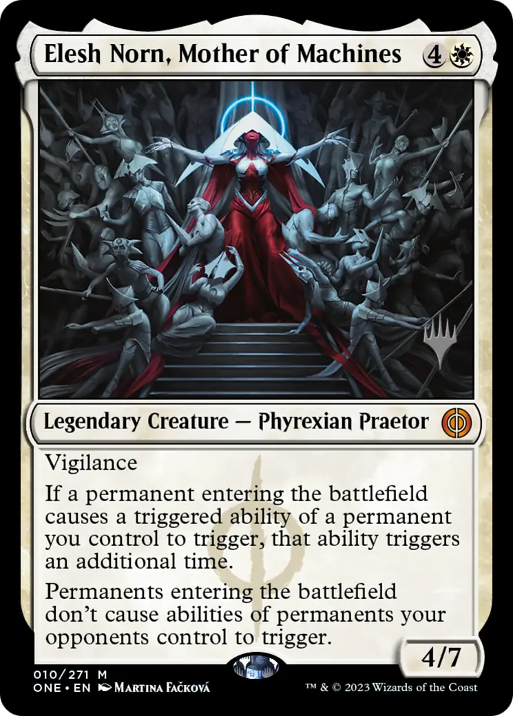 Elesh Norn, Mother Of Machines (Promo Pack) [Phyrexia: All Will Be One Promos] 1