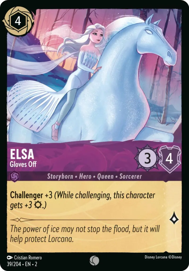 Elsa - Gloves Off (Errata Version) (39/204) [Rise Of The Floodborn] 1
