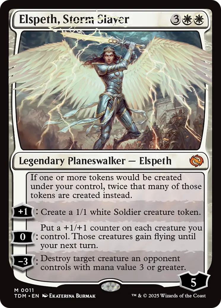 Elspeth, Storm Slayer [Tarkir: Dragonstorm] 1