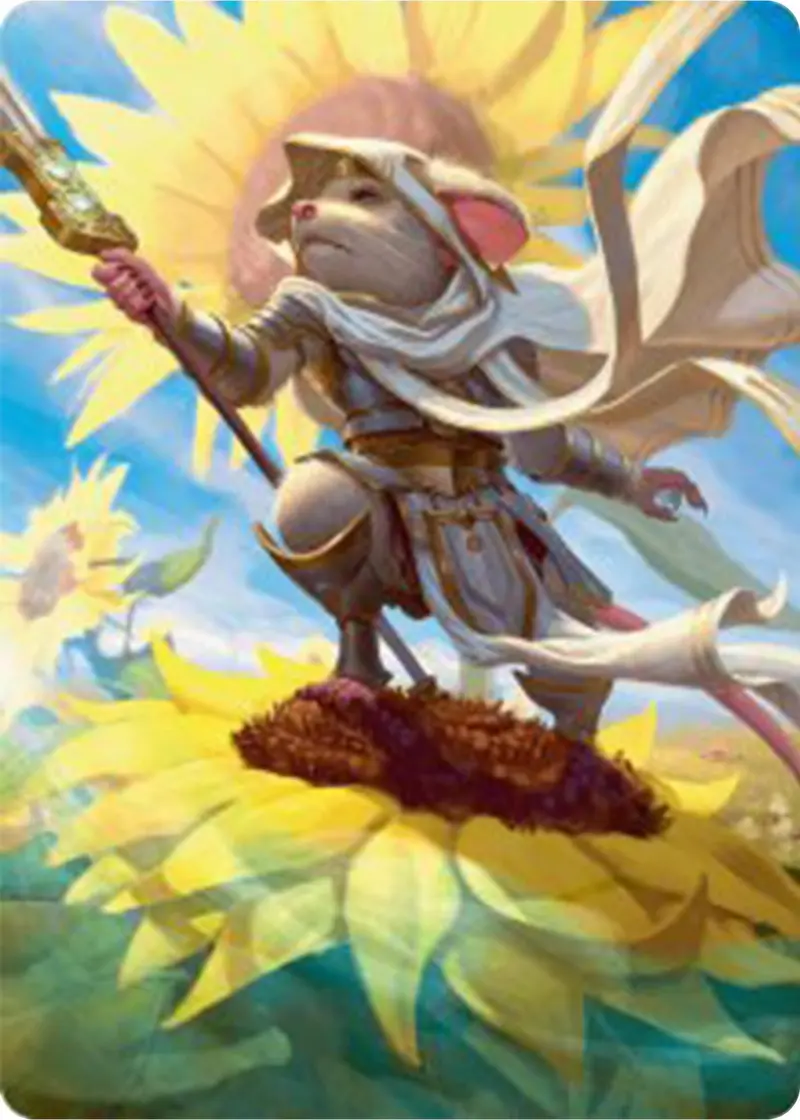 Elspeth, Sun's Champion Art Card [Bloomburrow Art Series] 1
