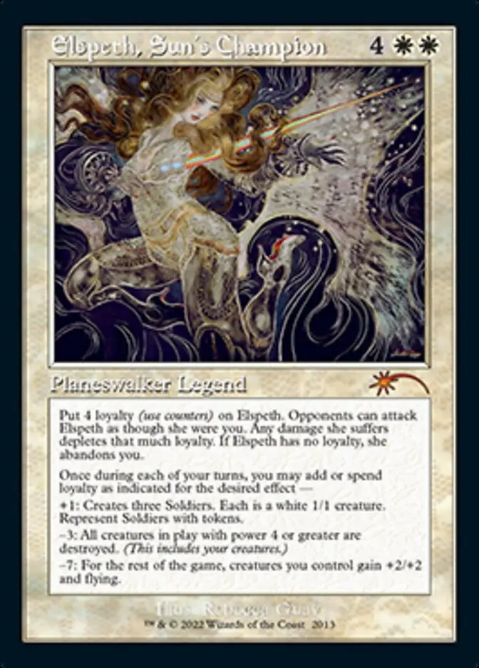 Elspeth, Sun's Champion (Retro) (2013) [Secret Lair Countdown Kit] 1