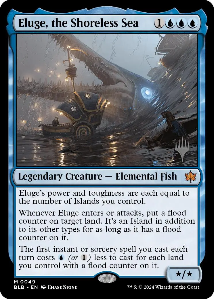 Eluge, The Shoreless Sea (Promo Pack) [Bloomburrow Promos] 1