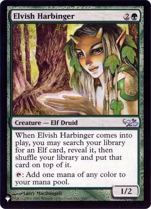 Elvish Harbinger (Retro Frame) [The List] 1