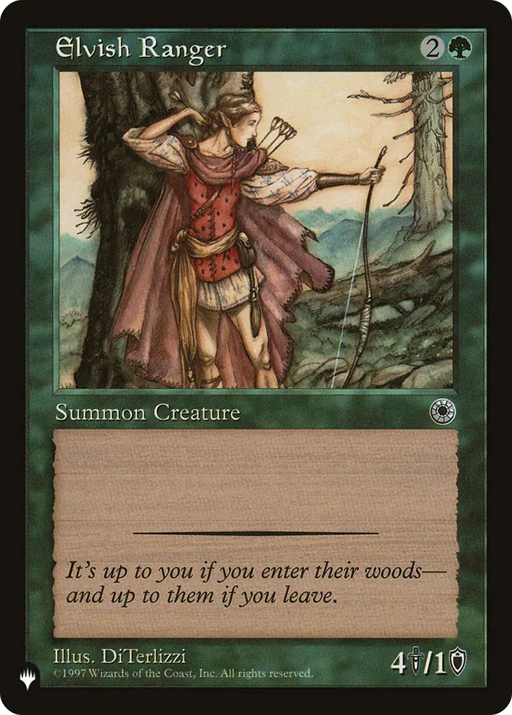Elvish Ranger [The List] 1