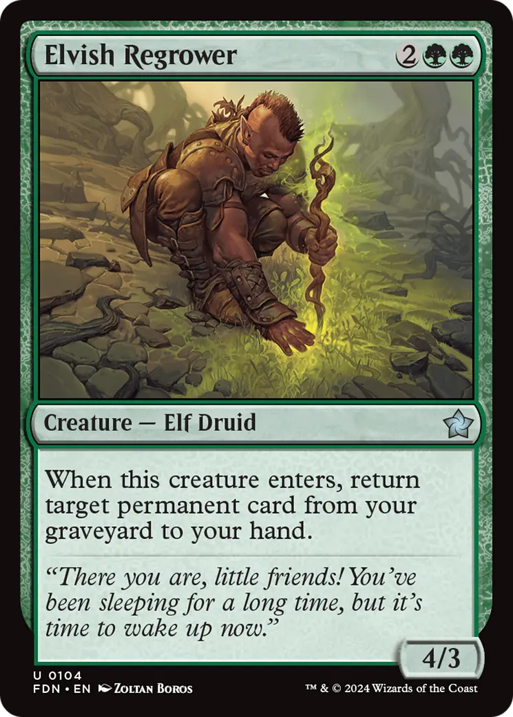 Elvish Regrower [Foundations] 1