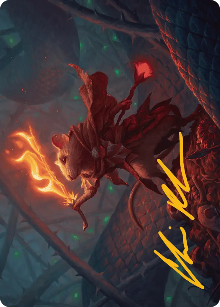 Emberheart Challenger Art Card (Gold-Stamped Signature) [Bloomburrow Art Series] 1
