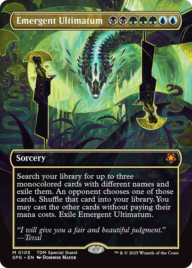 Emergent Ultimatum (Borderless) [Tarkir: Dragonstorm Special Guests] 1