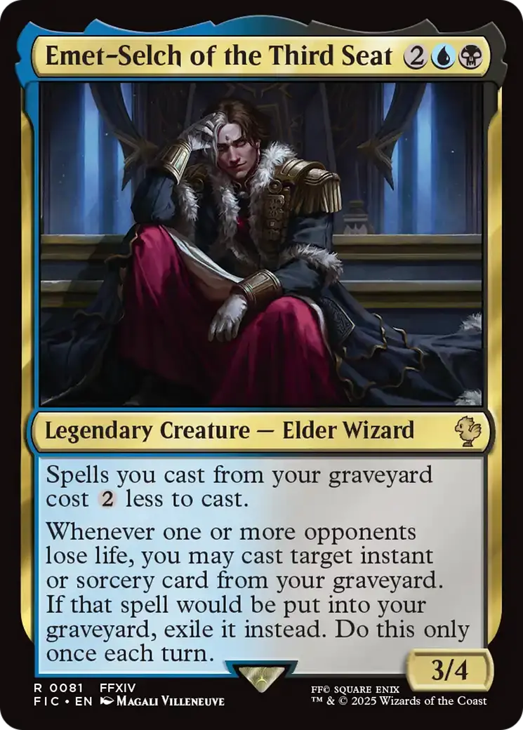 Emet-Selch Of The Third Seat [Final Fantasy Commander] 1