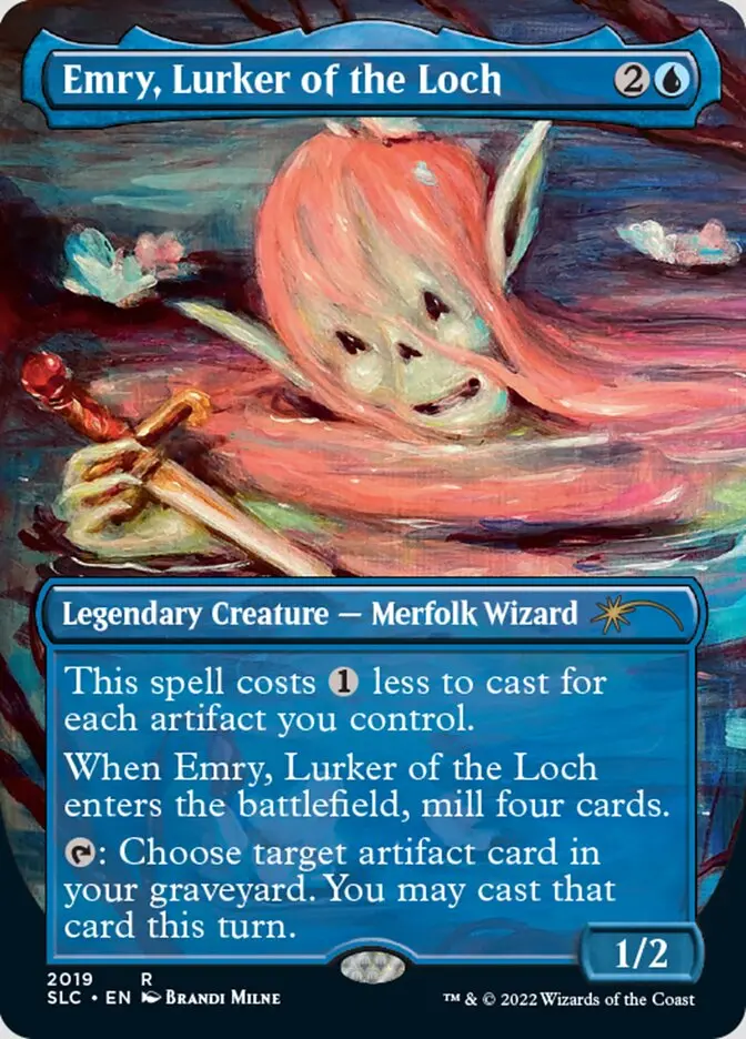 Emry, Lurker Of The Loch (Borderless) [Secret Lair Countdown Kit] 1