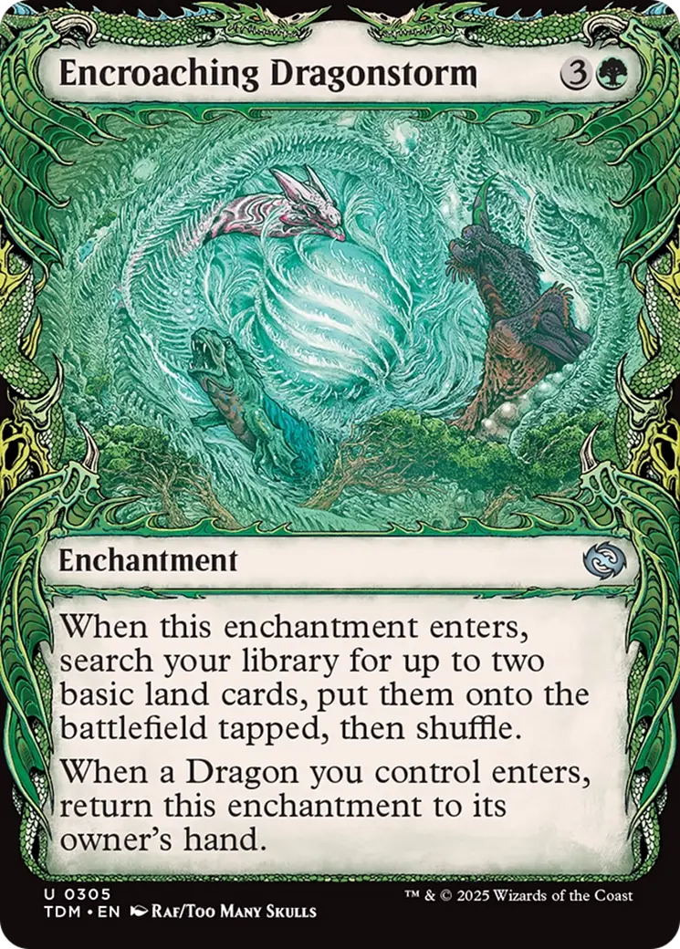 Encroaching Dragonstorm (Showcase) [Tarkir: Dragonstorm] 1