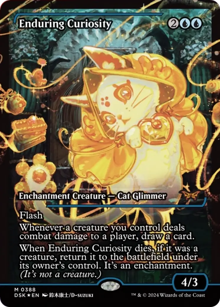 Enduring Curiosity (Japan Showcase) [Duskmourn: House Of Horror] 1