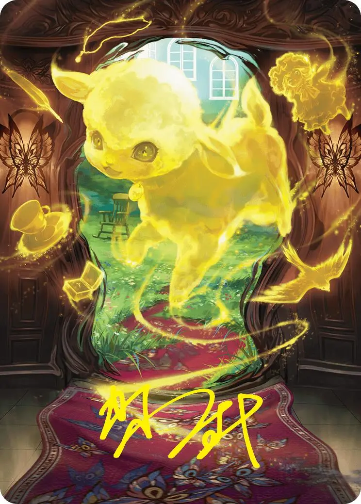 Enduring Innocence Art Card (Gold-Stamped Signature) [Duskmourn: House Of Horror Art Series] 1