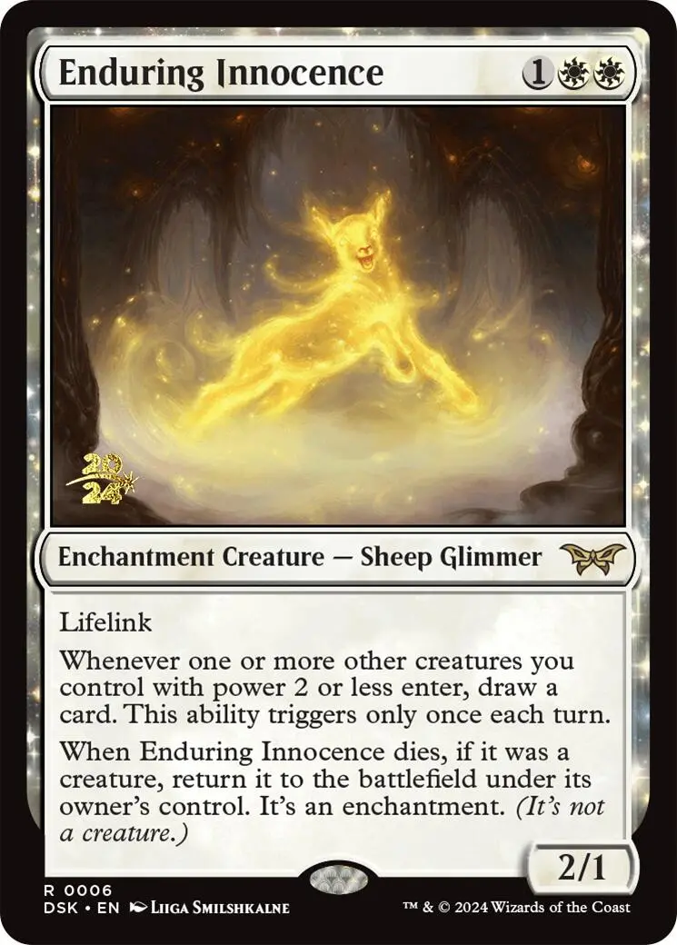 Enduring Innocence [Duskmourn: House Of Horror Prerelease Promos] 1
