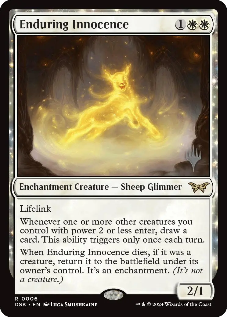 Enduring Innocence (Promo Pack) [Duskmourn: House Of Horror Promos] 1