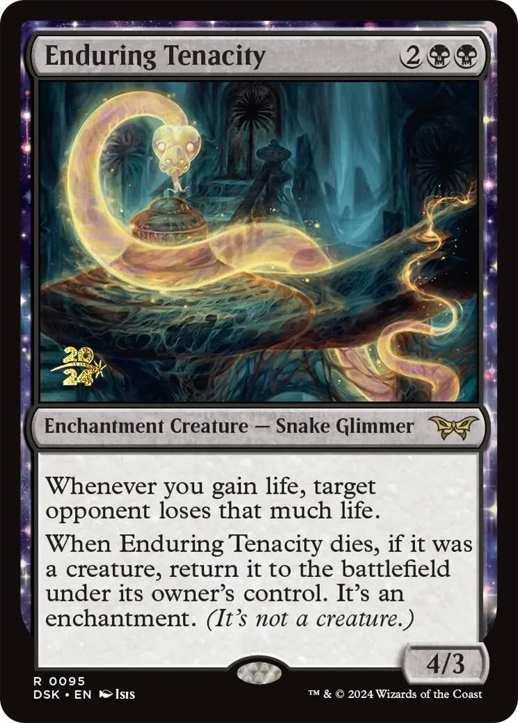 Enduring Tenacity [Duskmourn: House Of Horror Prerelease Promos] 1