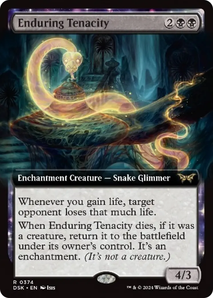 Enduring Tenacity (Extended Art) [Duskmourn: House Of Horror] 1