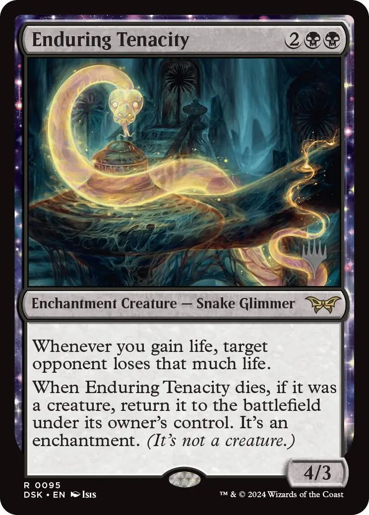 Enduring Tenacity (Promo Pack) [Duskmourn: House Of Horror Promos] 1
